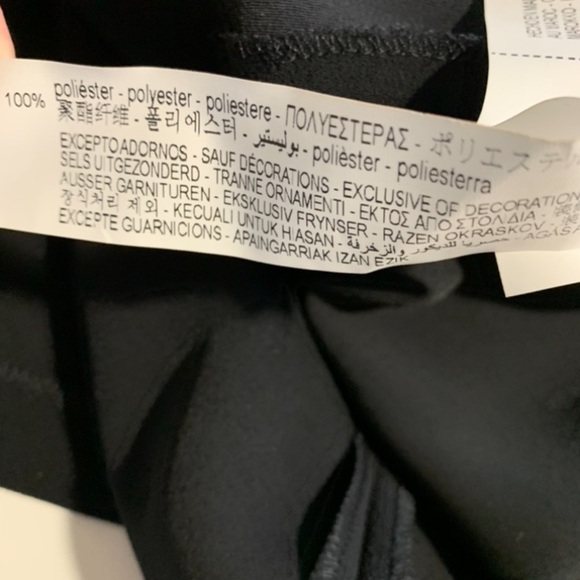 🌹NWT. Zara Black Rhinestone Strap Mini Dress Size XL. - Picture 7 of 8